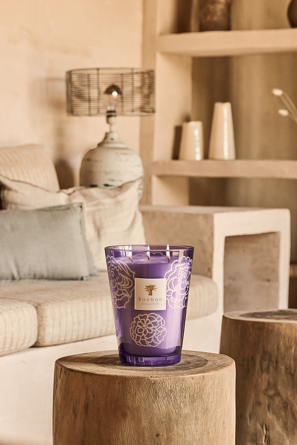 Collectible Roses Svijeća mirisna Dark Parma 35 cm