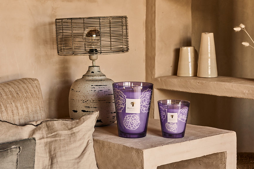 Collectible Roses Svijeća mirisna Dark Parma 35 cm