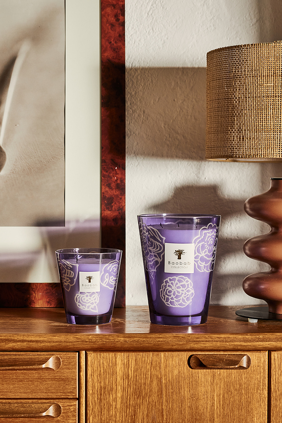 Collectible Roses Svijeća mirisna Dark Parma 35 cm