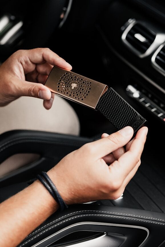 Difusor de Aroma para coche, Baobab Pearls White