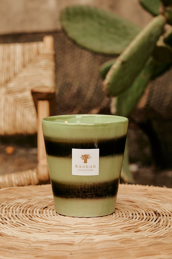 Elementos Gaïa Κερί Αρωματικό, 35 cm, πράσινο