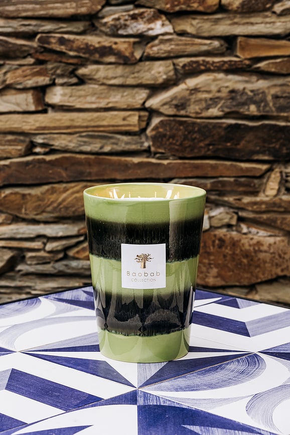 Elementos Gaïa Svijeća mirisna 35 cm zelena