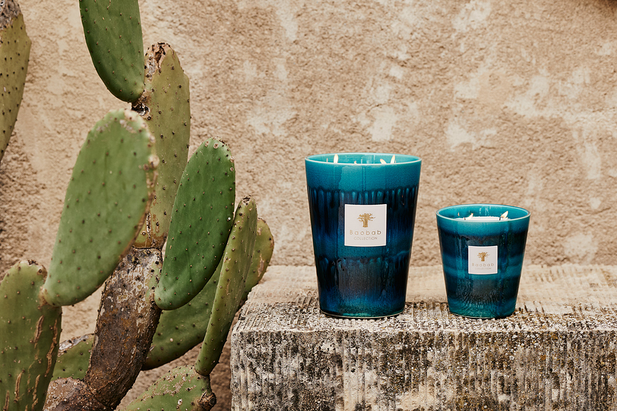 Elementos Oceanos Mirisna Svijeća 35 cm plava