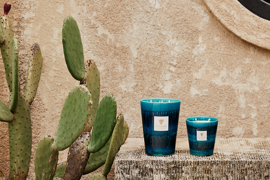 Elementos Oceanos Mirisna Svijeća 35 cm plava