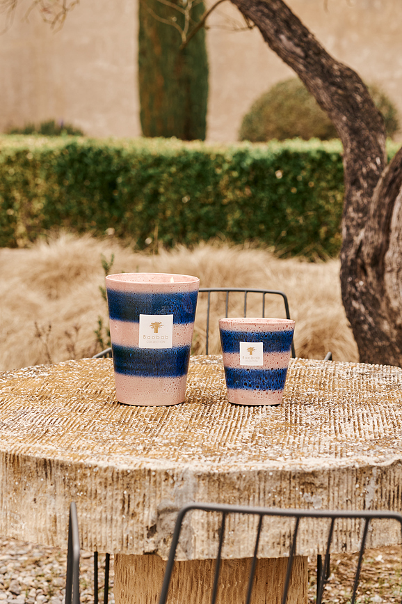 Elementos Téthys Dišeča sveča, 35 cm, roza