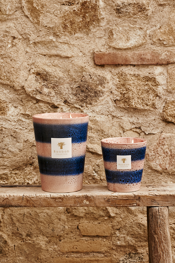 Elementos Téthys Κερί αρωματικό, 35 cm, ροζ