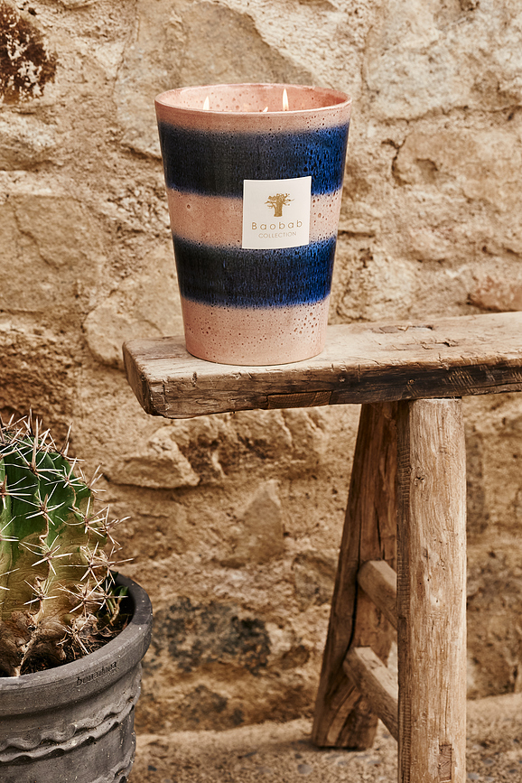 Elementos Téthys Κερί αρωματικό, 35 cm, ροζ