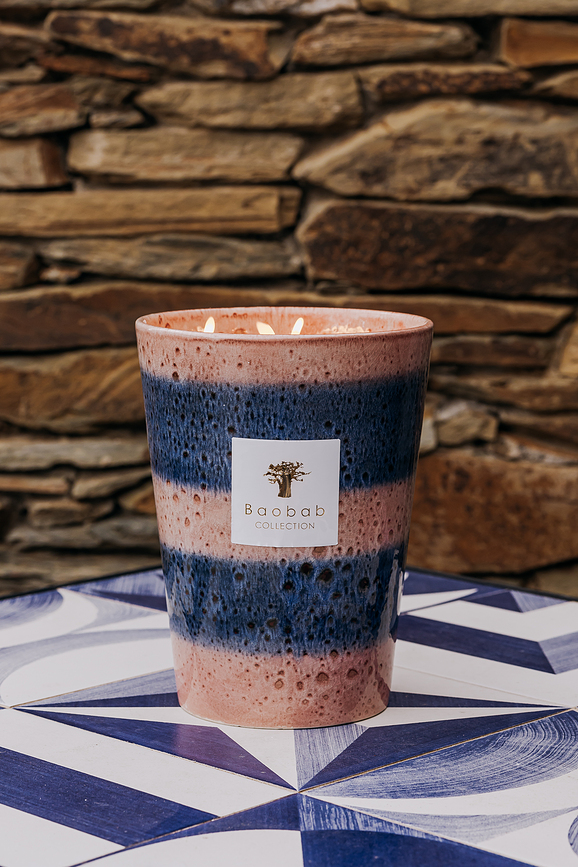 Elementos Téthys Κερί αρωματικό, 35 cm, ροζ