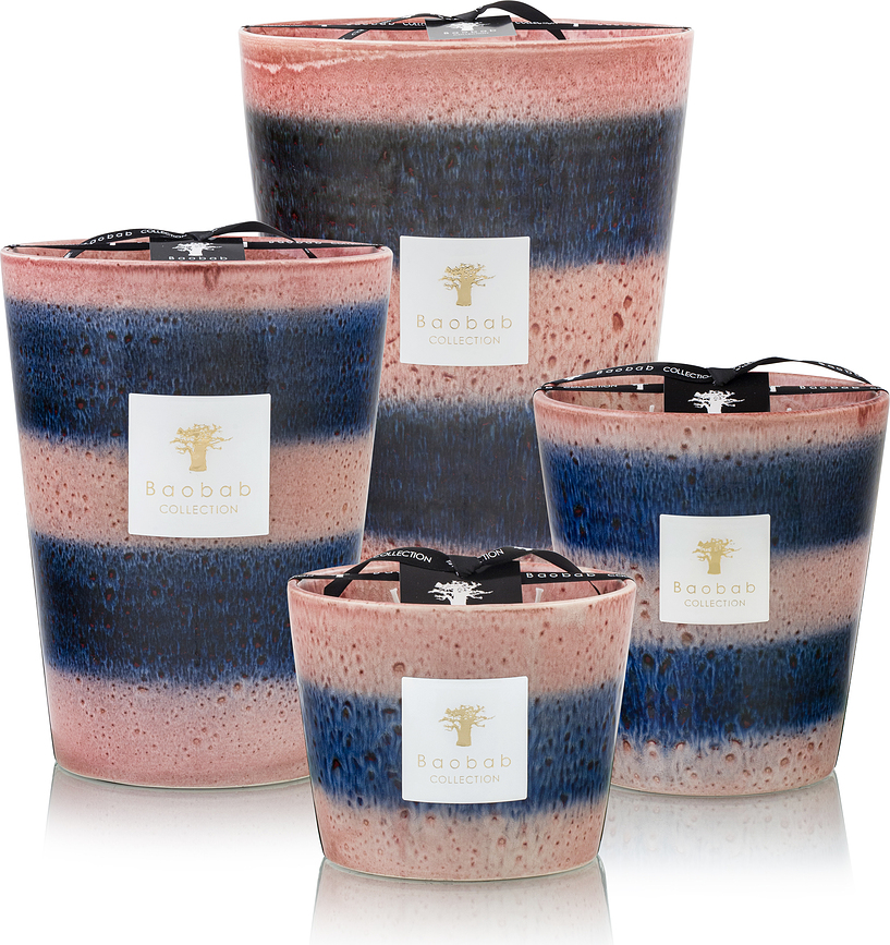 Elementos Téthys Κερί αρωματικό, 35 cm, ροζ