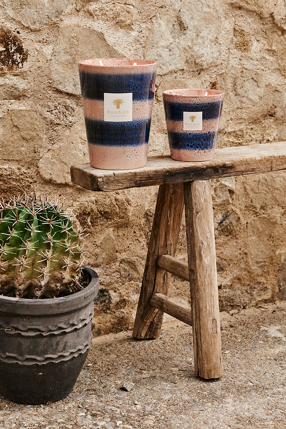 Elementos Téthys Mirisna Svijeća 35 cm ružičasta