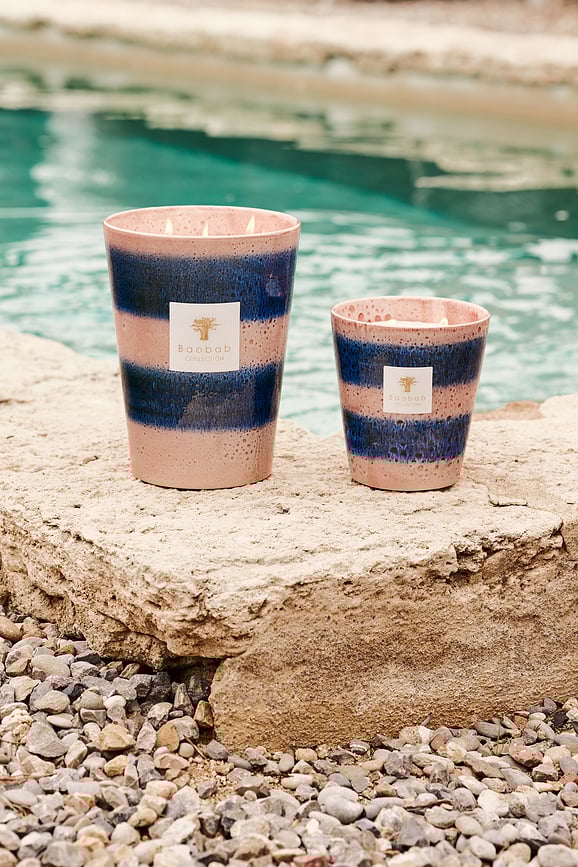 Elementos Téthys Mirisna Svijeća 35 cm ružičasta