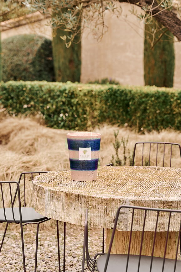 Elementos Téthys Mirisna Svijeća 35 cm ružičasta