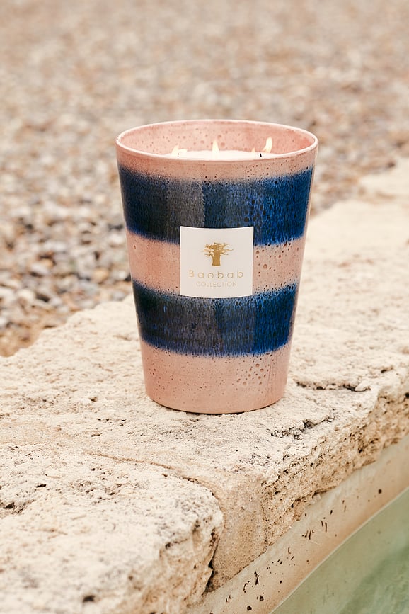 Elementos Téthys Mirisna Svijeća 35 cm ružičasta