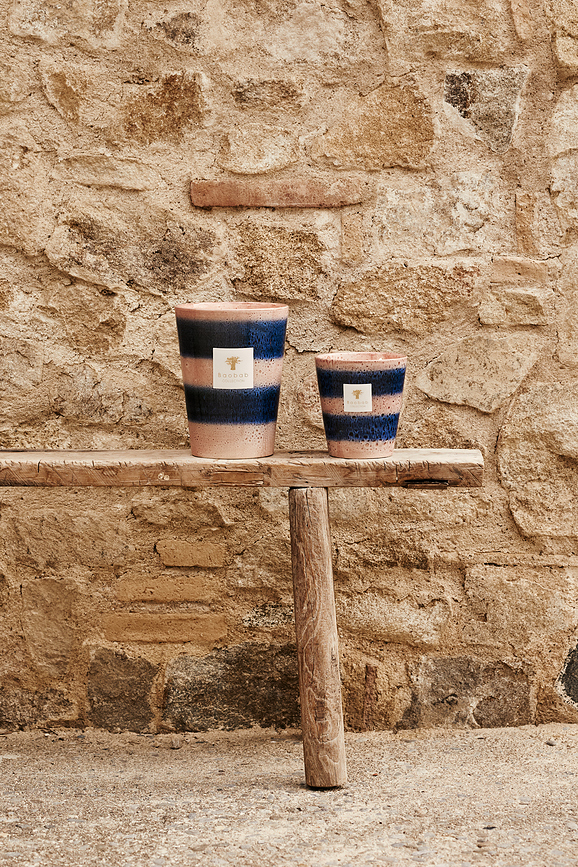 Elementos Téthys Mirisna Svijeća 35 cm ružičasta