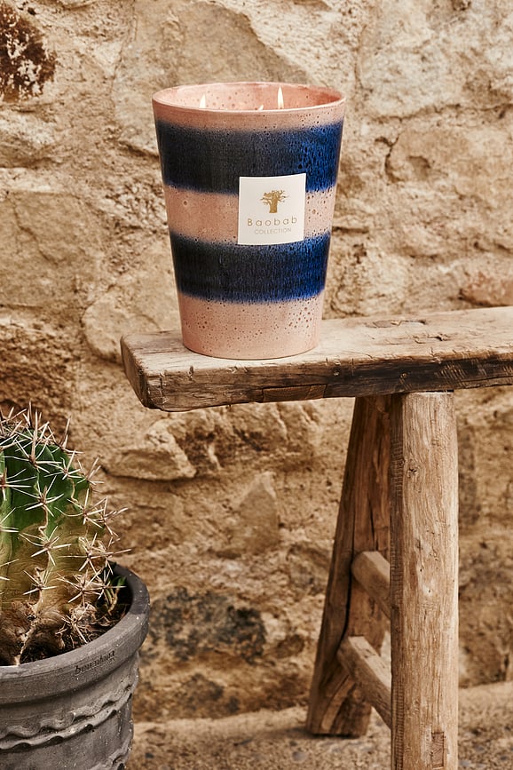 Elementos Téthys Mirisna Svijeća 35 cm ružičasta