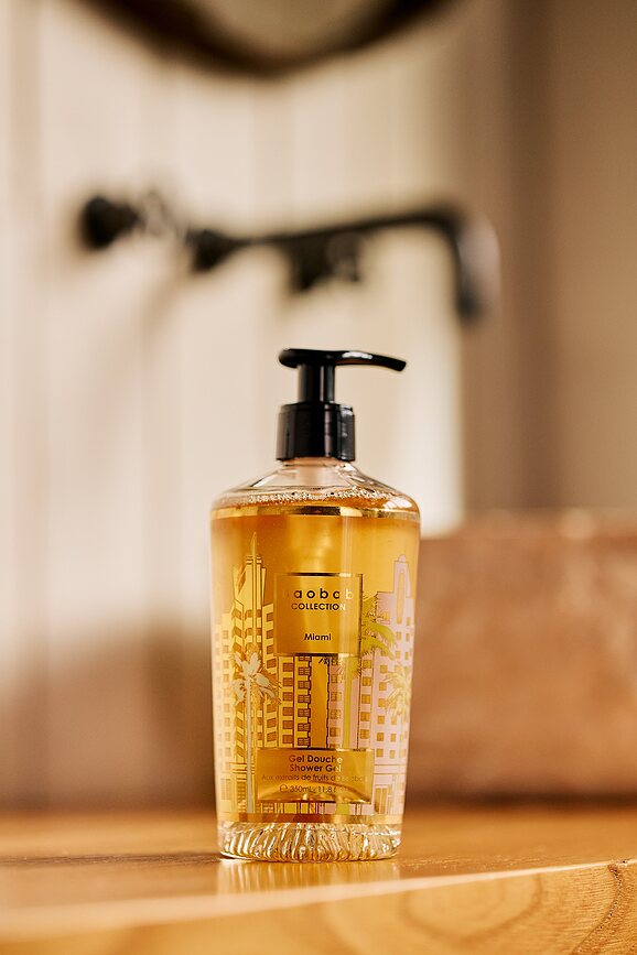 Estuche de Regalo Baobab Miami, Gel de ducha y loción corporal, Set de 2 piezas