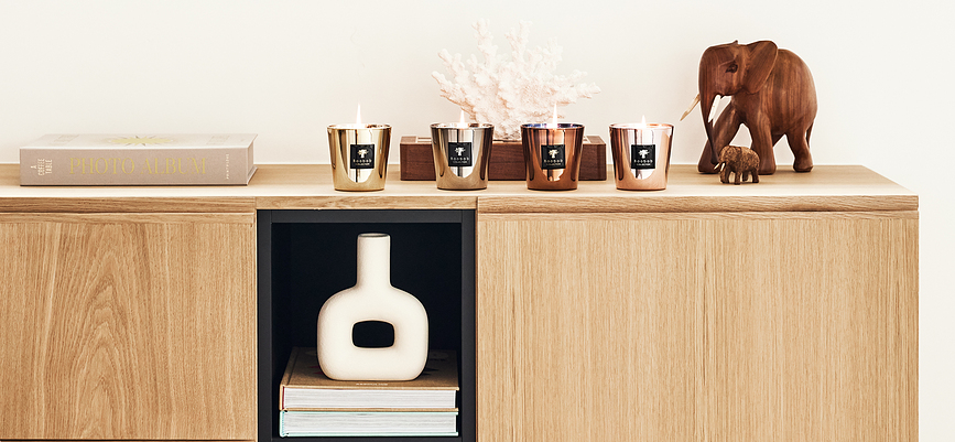 Exclusives Les Roseum Dišeča sveča, 35 cm