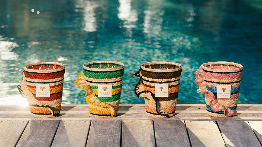 Fety Anjara Κερί Αρωματικό, 35 εκ., χακί