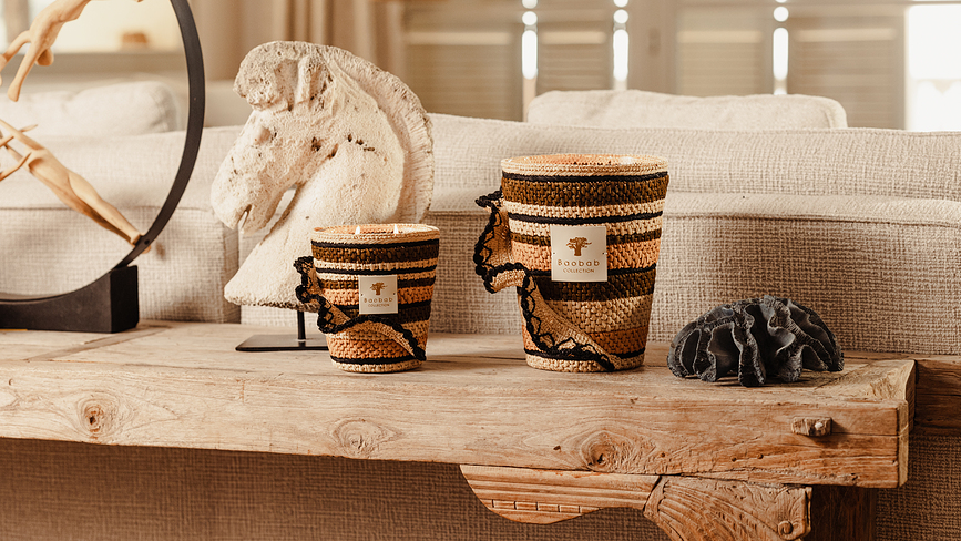 Fety Anjara Κερί Αρωματικό, 35 εκ., χακί