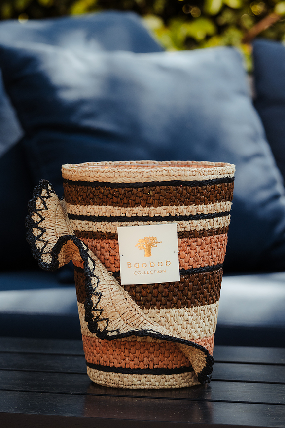 Fety Anjara Dišeča Sveča, 35 cm, kaki