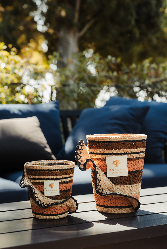 Fety Anjara Dišeča Sveča, 35 cm, kaki