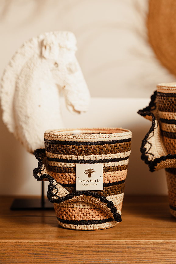 Fety Anjara Dišeča Sveča, 35 cm, kaki