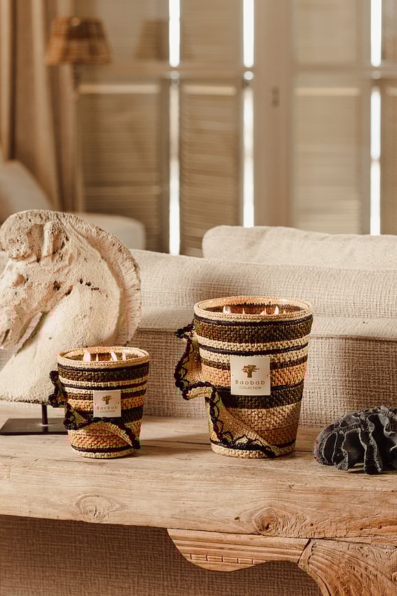 Fety Anjara Mirisna Svijeća 35 cm kaki