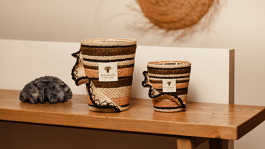 Fety Anjara Mirisna Svijeća 35 cm kaki