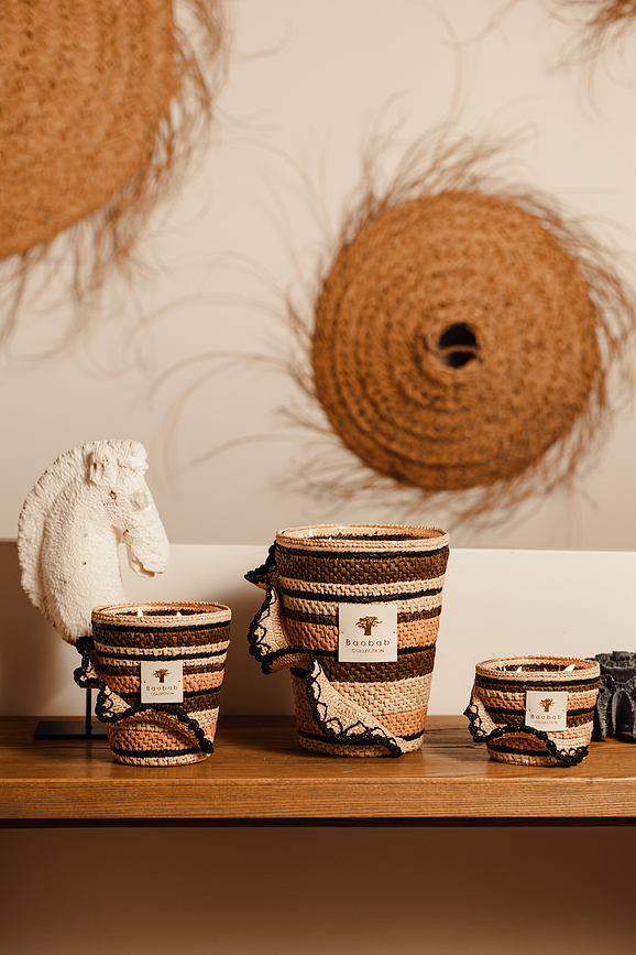 Fety Anjara Mirisna Svijeća 35 cm kaki