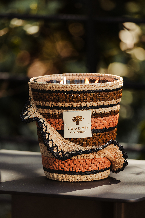 Fety Anjara Mirisna Svijeća 35 cm kaki