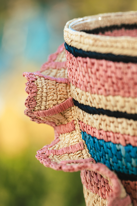 Fety Mandihy Dišeča sveča, 35 cm, roza