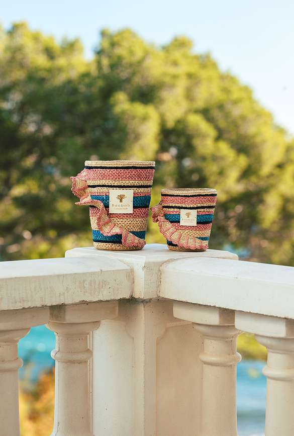 Fety Mandihy Dišeča sveča, 35 cm, roza