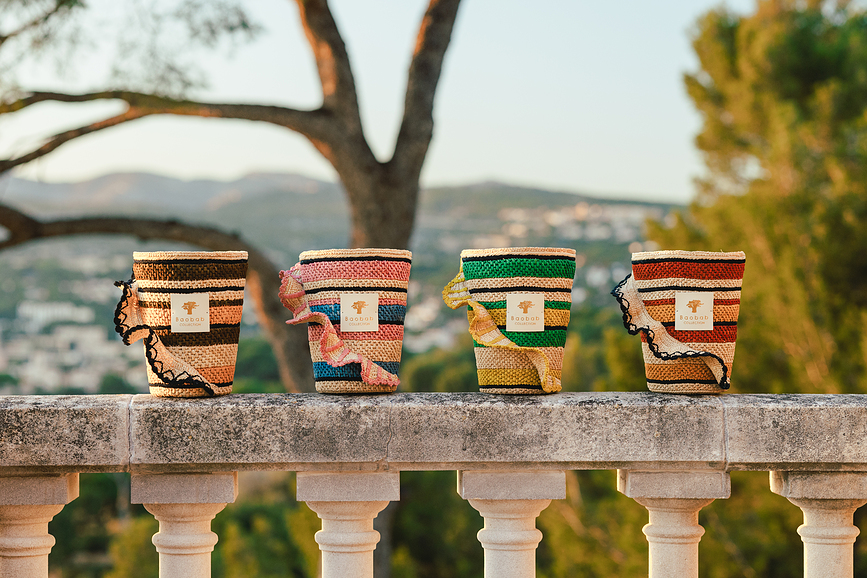 Fety Mandihy Dišeča sveča, 35 cm, roza