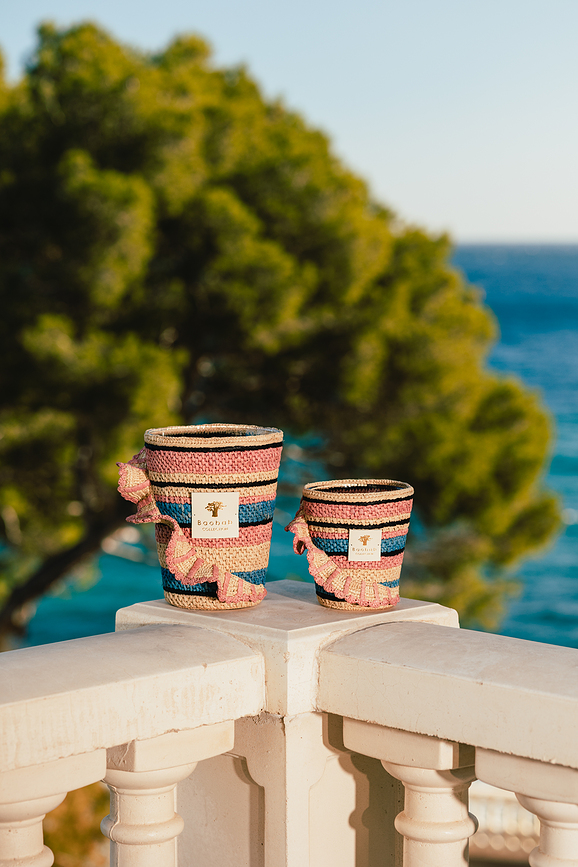 Fety Mandihy Κερί Αρωματικό, ύψος 35 cm, ροζ