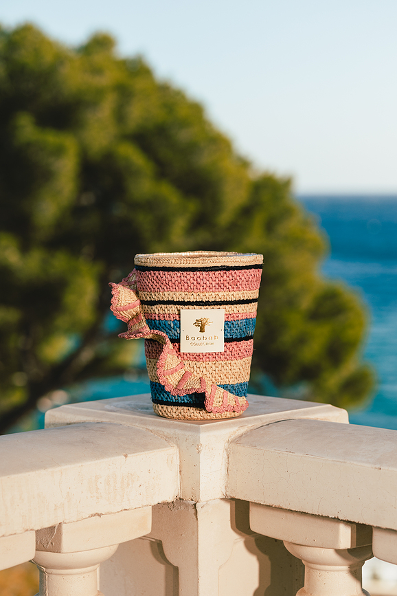 Fety Mandihy Κερί Αρωματικό, ύψος 35 cm, ροζ