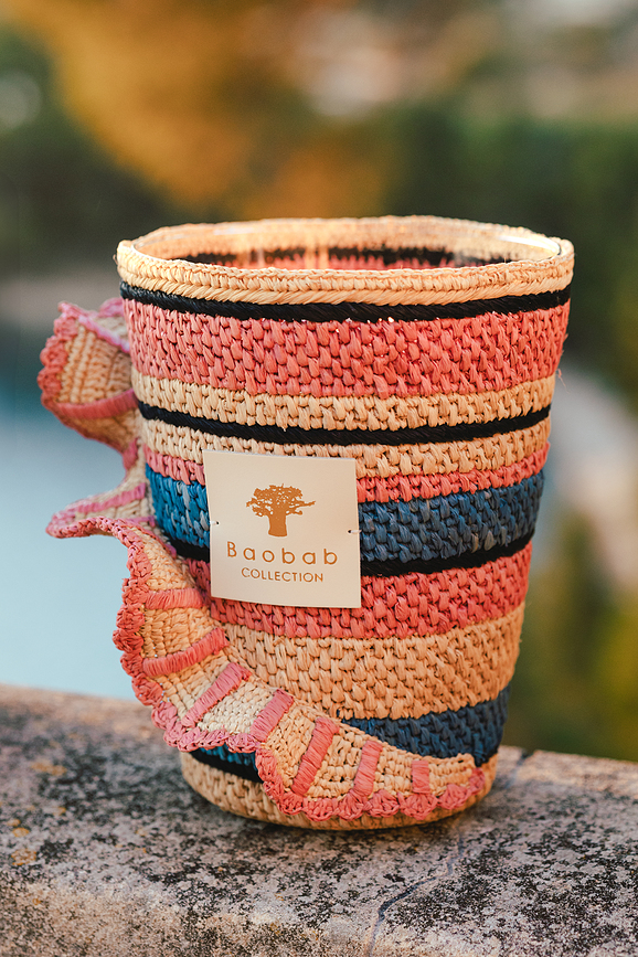 Fety Mandihy Κερί Αρωματικό, ύψος 35 cm, ροζ