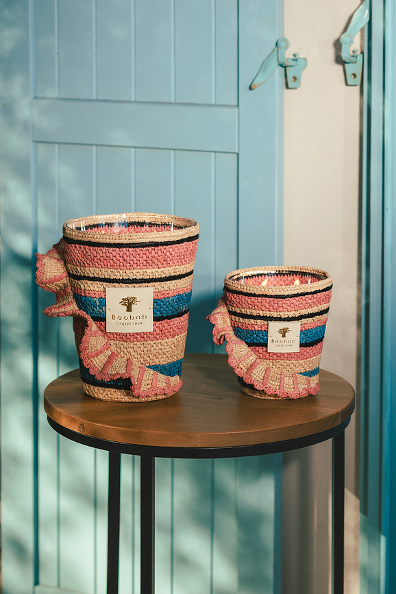 Fety Mandihy Mirisna Svijeća 35 cm ružičasta