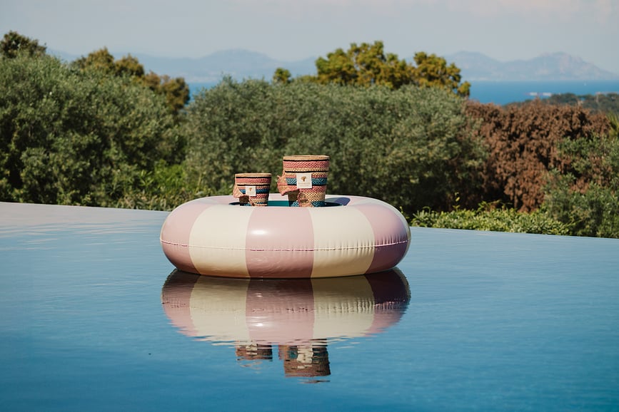 Fety Mandihy Mirisna Svijeća 35 cm ružičasta