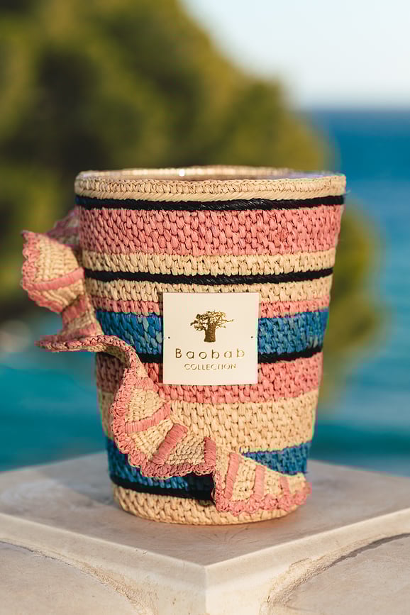 Fety Mandihy Mirisna Svijeća 35 cm ružičasta