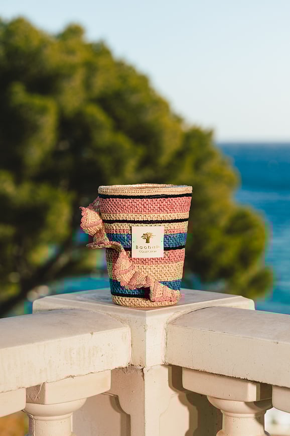 Fety Mandihy Mirisna Svijeća 35 cm ružičasta