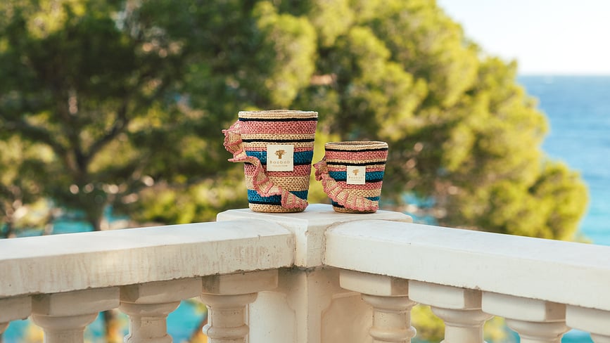 Fety Mandihy Mirisna Svijeća 35 cm ružičasta