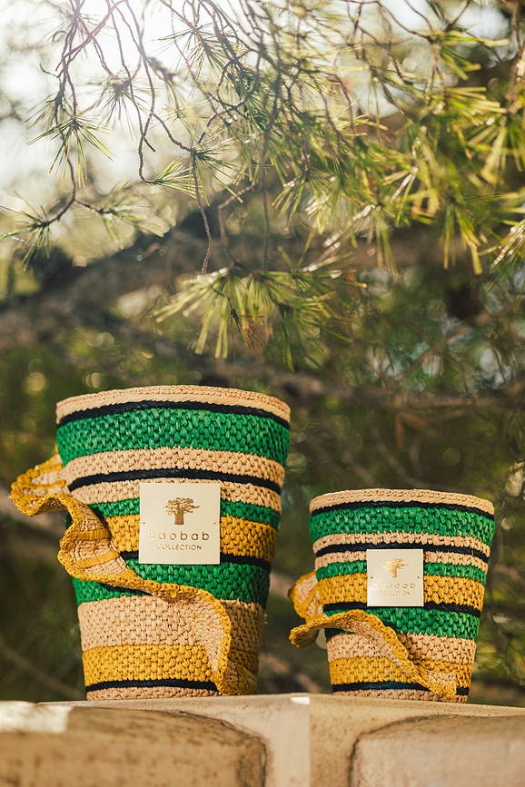 Fety Milalao Dišeča sveča, 35 cm, zelena