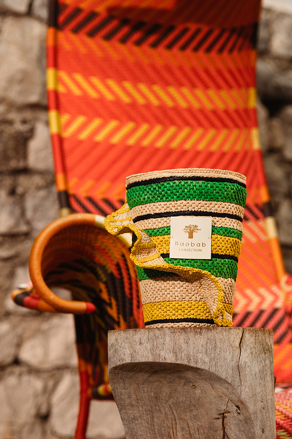 Fety Milalao Dišeča sveča, 35 cm, zelena