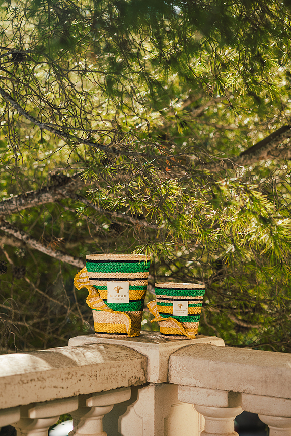 Fety Milalao Dišeča sveča, 35 cm, zelena