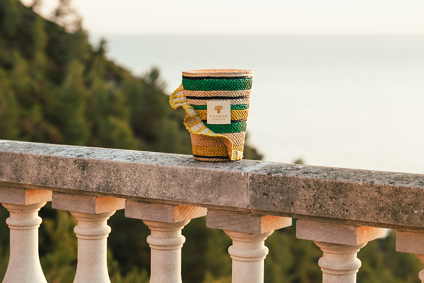 Fety Milalao Dišeča sveča, 35 cm, zelena