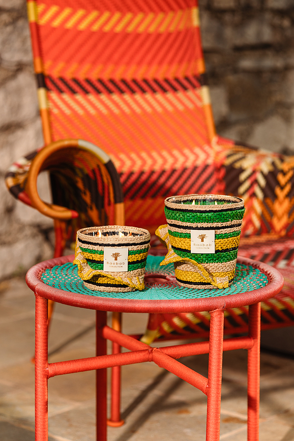 Fety Milalao Dišeča sveča, 35 cm, zelena