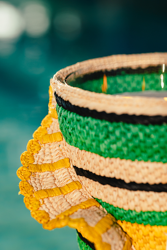 Fety Milalao Αρωματικό Κερί, 35 cm, πράσινο