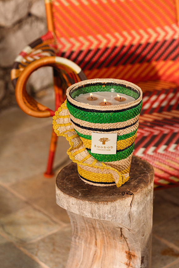 Fety Milalao Αρωματικό Κερί, 35 cm, πράσινο