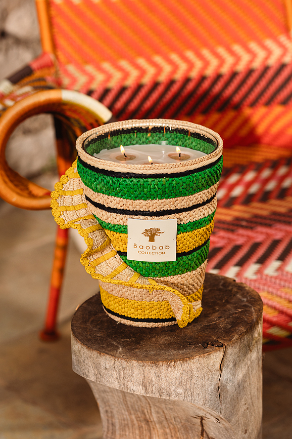 Fety Milalao Αρωματικό Κερί, 35 cm, πράσινο