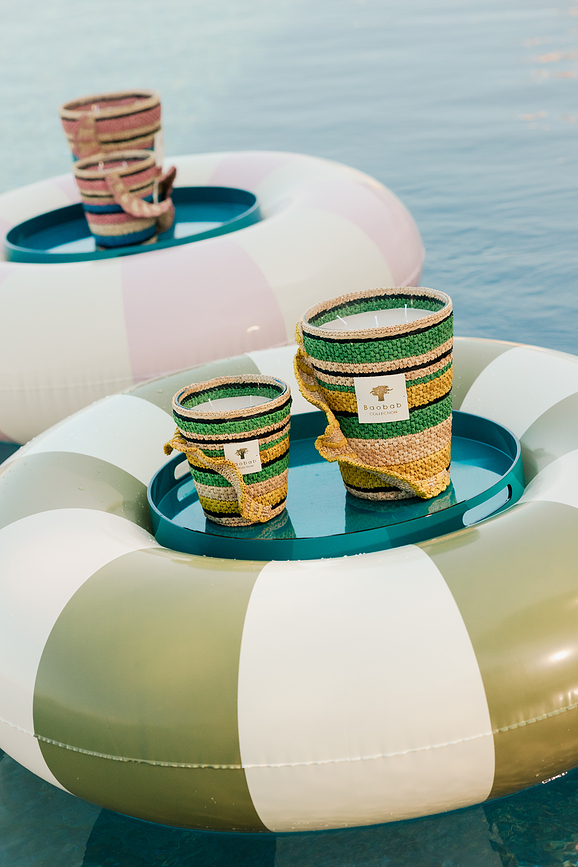 Fety Milalao Αρωματικό Κερί, 35 cm, πράσινο